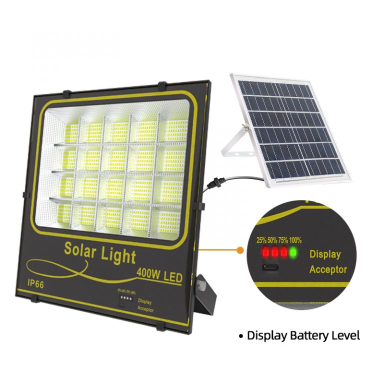 400W Solar Flood LightBSTSFLF02 Entelechy energy