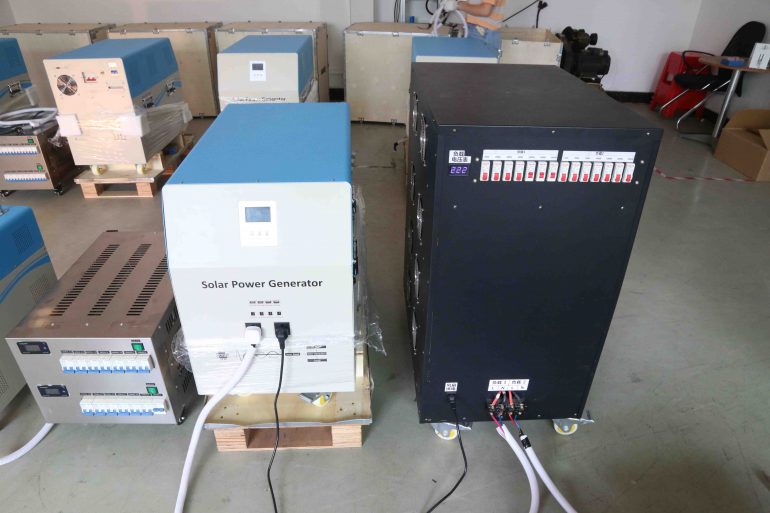 All in One Solar Power Generator Load Test Before Shipment